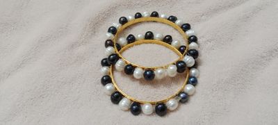 Black & White Pearl Bangle_img_0