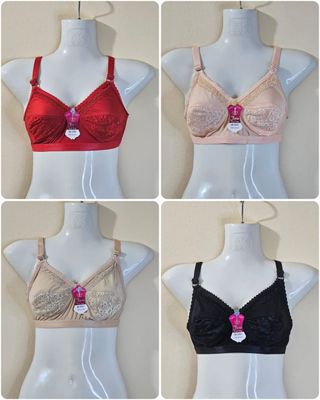 Premium Quality Double Layered Comfortable chicken stitch Cotton Bra / Full chicken stitch  premium bra for women girls_img_0