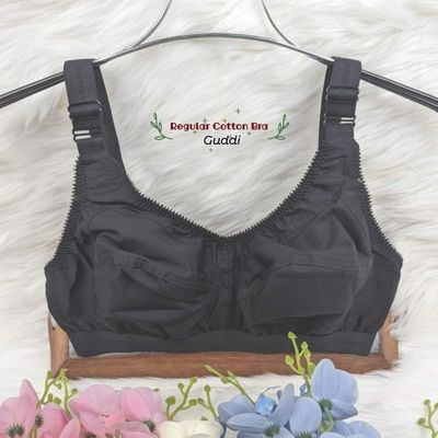 Guddi Cotton Big Belt Full Coverage Bra for Women guddi bra regular use comfortable bra ( Any Color ) / Premium Quality / Ladies Bra for Girl_img_1