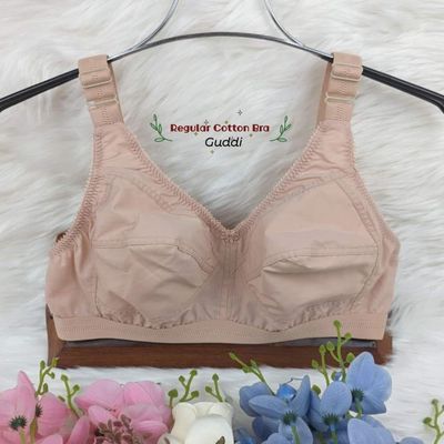 Guddi Cotton Big Belt Full Coverage Bra for Women guddi bra regular use comfortable bra ( Any Color ) / Premium Quality / Ladies Bra for Girl_img_2