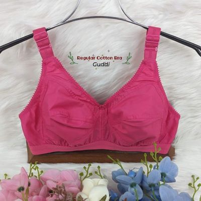 Guddi Cotton Big Belt Full Coverage Bra for Women guddi bra regular use comfortable bra ( Any Color ) / Premium Quality / Ladies Bra for Girl_img_4