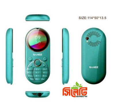 Sanee S113 Dual Sim Stylish Button Phone (Blue)_img_1