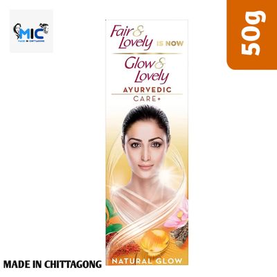 Glow & Lovely Natural Face Cream Ayurvedic Care+ 50 (India)_img_1