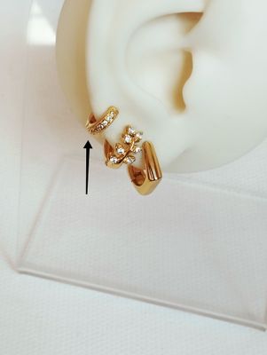 EM0 hoop earrings - 0.6 cm_img_0