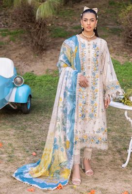 Adan’ Libas - Gull Rukh Unstitched Lawn_img_1
