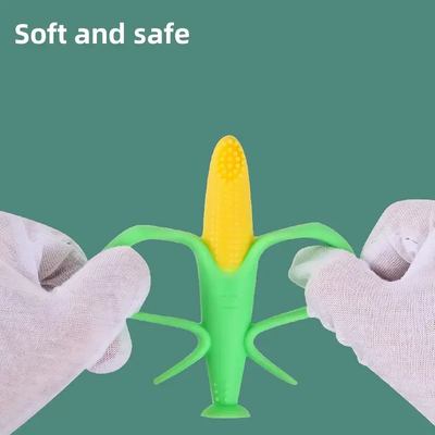 premium quality Baby silicon TEETHER (brush type)_img_2