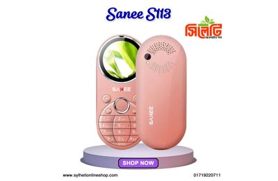Sanee S113 Dual Sim Stylish Button Phone (Pink)_img_0