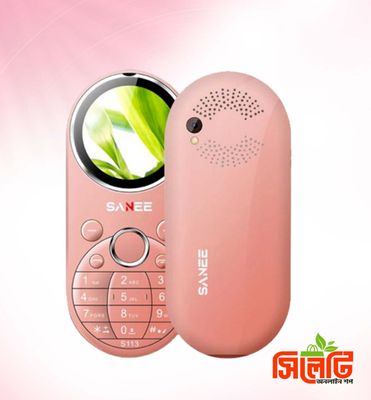 Sanee S113 Dual Sim Stylish Button Phone (Pink)_img_2