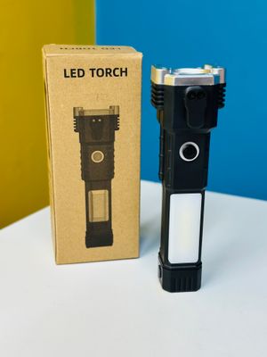 Portable Rechargeable Torch LED Flashlight_img_1