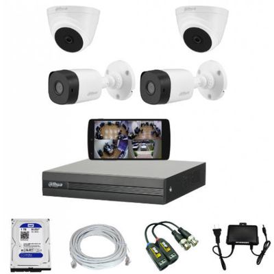 CCTV Packege 4 Channel Dahua DVR 4-Pcs Camera 500GB HDD_img_0