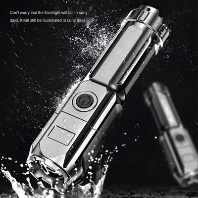 torch light Ultra Bright Flashlight ABS Strong Light Focusing Led Flash Light Rechargeable Zoom Xenon Forces Outdoor Multi-function TorchParty Packs Sets_img_1