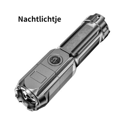 torch light Ultra Bright Flashlight ABS Strong Light Focusing Led Flash Light Rechargeable Zoom Xenon Forces Outdoor Multi-function TorchParty Packs Sets_img_3