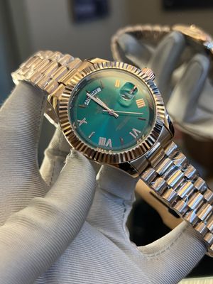 Rolex Day Date Rose Gold Green Dial_img_0
