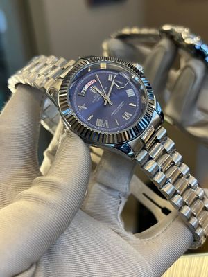 Rolex Day Date Silver Light Blue Dial_img_0