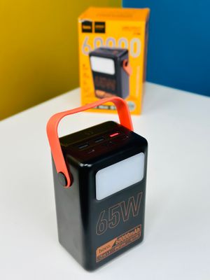 HOCO J110A Powerful PD65W Power Bank With LED Light 60000mAh_img_0