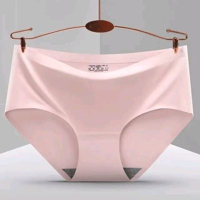 High Quality Seamless Underwear For Ladies Mature Women Seamless Ice Silk Panties Woman Underwear_img_3