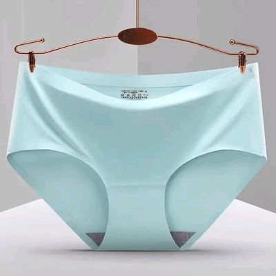 High Quality Seamless Underwear For Ladies Mature Women Seamless Ice Silk Panties Woman Underwear_img_5