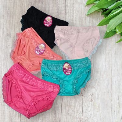 Lace Mommy Panties Fast Delivery Breathable Seamless Sexy Print Lingerie Underwear for Ladies_img_0