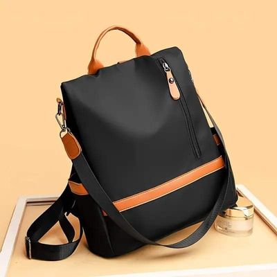 Women Large Capacity Outdoor Tote Bag- Black_img_1