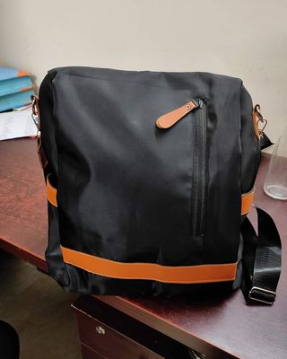 Women Large Capacity Outdoor Tote Bag- Black_img_2