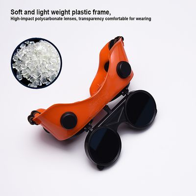 HARDEN 155mm Safety Goggle Flip design with open-close locking position Soft and light weight plastic frame Colored inorganic outer glass lens; 780210_img_1