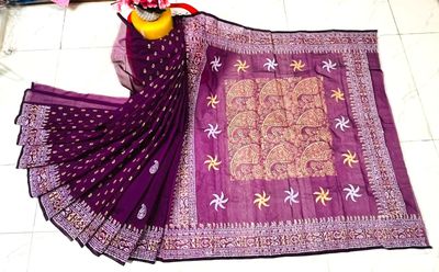 হাফ সিল্ক শাড়ি_img_12