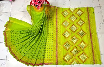 হাফ সিল্ক শাড়ি_img_13