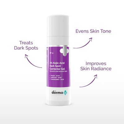 The Derma Co. 3% Kojic Acid Dark Spot Corrector Gel – With Azelaic & Tranexamic Acid_img_1