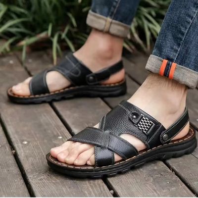 LEATHER SANDALS FOR MEN_img_1