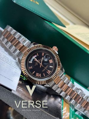 Rolex Oyster Perpetual Day Date Chain Black Dial_img_0