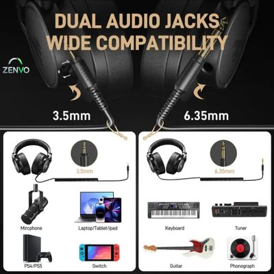 MAONO MH700 Monitoring Headphones – Brown_img_1