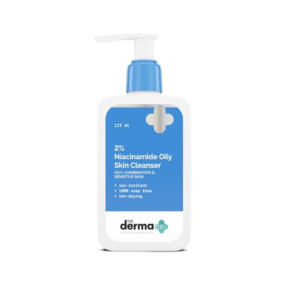 The Derma Co 2% Niacinamide Oily Skin Cleanser for Sensitive, Oily & Combination Skin 125 ml_img_0