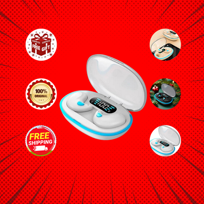 X55 TWS Wireless Bluetooth Earbuds Painless Wear Thin Non-in -ear Headphones Handfree Calling Driving Earphones Cancelling Headset with LED Display Box and Microphone_img_1