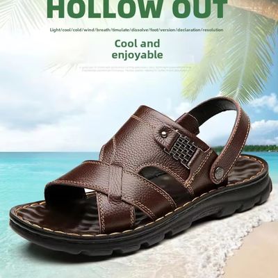 LEATHER SANDALS FOR MEN_img_0