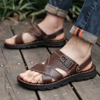 LEATHER SANDALS FOR MEN_img_2