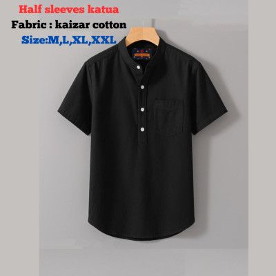 kaizar cotton Half sleeves katua For Men's_img_2