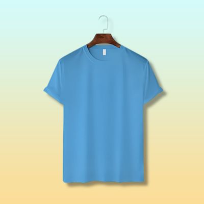 Men's Premium Solid T-Shirt- Sky_img_0