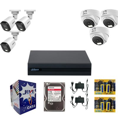 Dahua Full Color 6 CCTV Package_img_0
