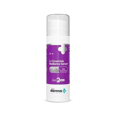 The Derma Co C-Cinamide Radiance Vitamin C Serum With 10% Vitamin C & 5% Niacinamide for Glowing & Spotless Skin - (30ml)_img_0