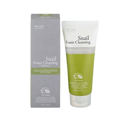 3W Clinic Pure Natural Snail Foam Cleansing 100ml - 8809772620377_img_1