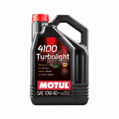 MOTUL 4100 TURBOLIGHT 10W-40 SEMI SYNTHETIC MOTOR OIL 5L_img_0