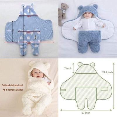 Soft Newborn Baby Wrap Blanket_img_1