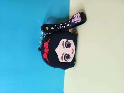 Sanrio Cartoon Silicon Wallet Keychain_img_4