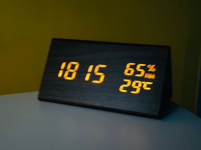 Wooden digital electronic alarm clock triangle wooden clock creative voice control LED can display temperature and humidity_img_3