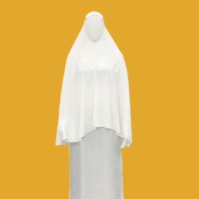 বোরখা ও হিজাব সেট (সাদা)_img_0