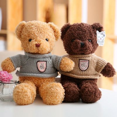 Sweater Bear Plush Toy Dressing Teddy Bear Doll_img_0
