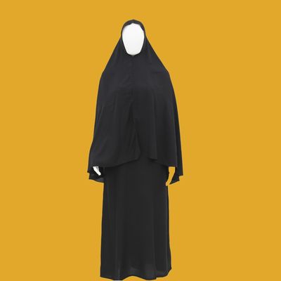 বোরখা ও হিজাব সেট (কালো)