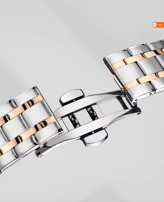 Naviforce 9230 Gents Chain Watch- Silver Dial- Rose Golden Bezel- Silver+Rose Golden Chain- TF Code NF918CM_img_17
