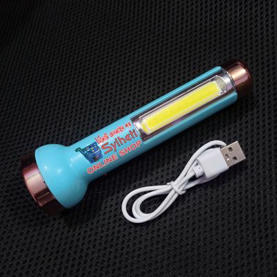 AB JAK Torch Light 8639 2-in-1 LED Flashlight Lithium Battery Long Lasting_img_1