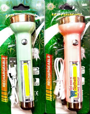 AB JAK Torch Light 8639 2-in-1 LED Flashlight Lithium Battery Long Lasting_img_3
